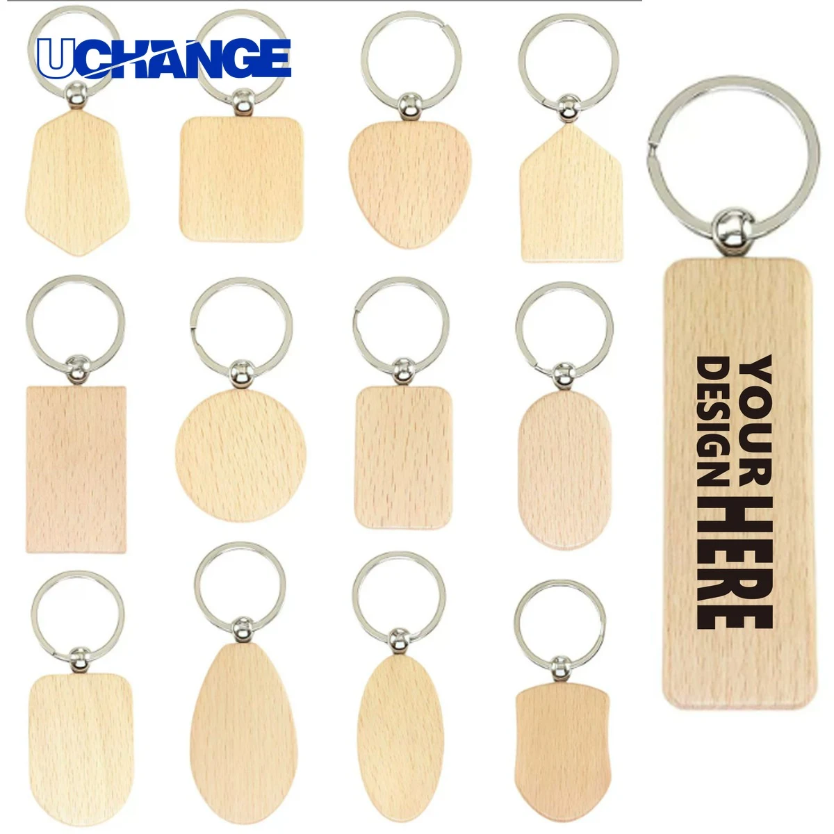 Wood Key Ring 1