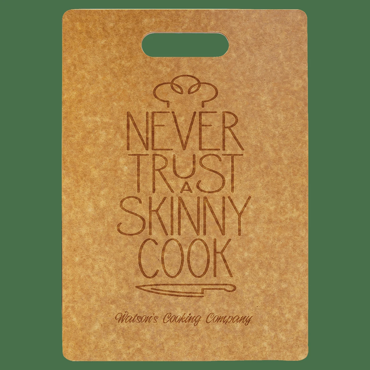 13 3/4" x 9 3/4" Natural Eco Rectangle Cutting Board 1