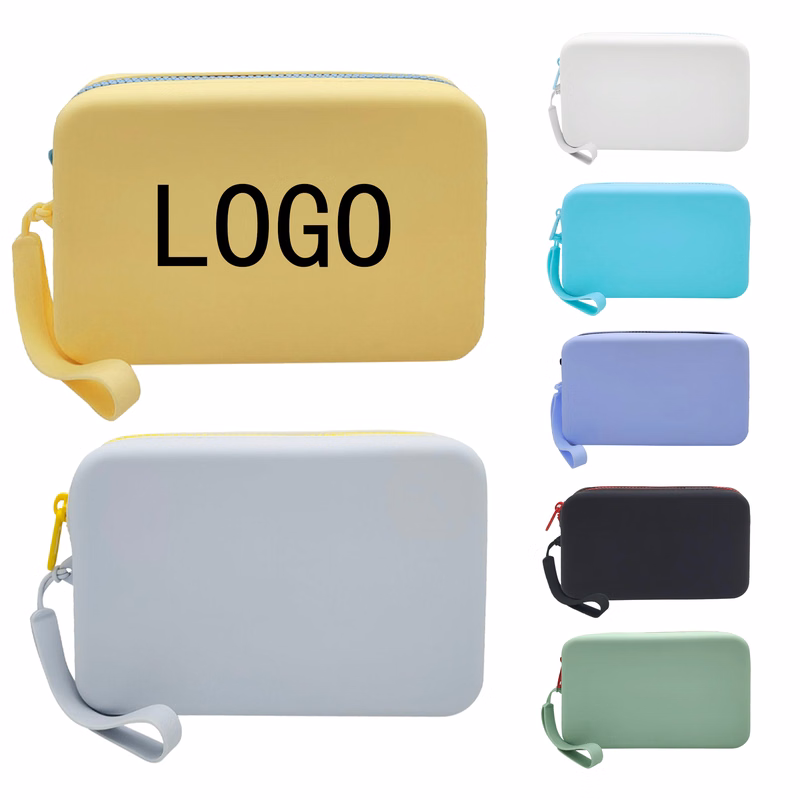 Silicone Portable Storage Bag Toiletry Bag Coin Purse