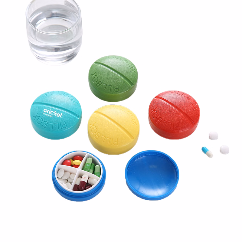 Capsule Shape Pill Storage Box