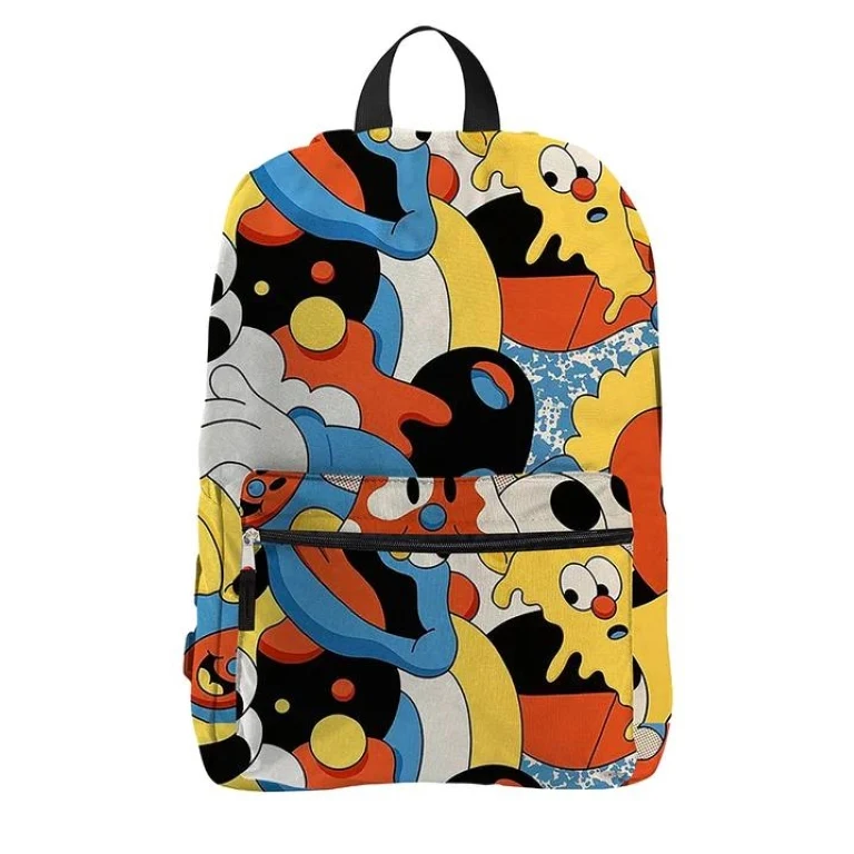 School Backpack (Full-Bleed Dye Sublimation) 1