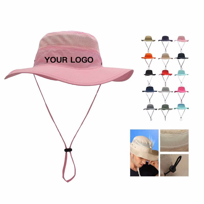 Adjustable Nylon Bucket Hat with UPF 50 Plus Protection