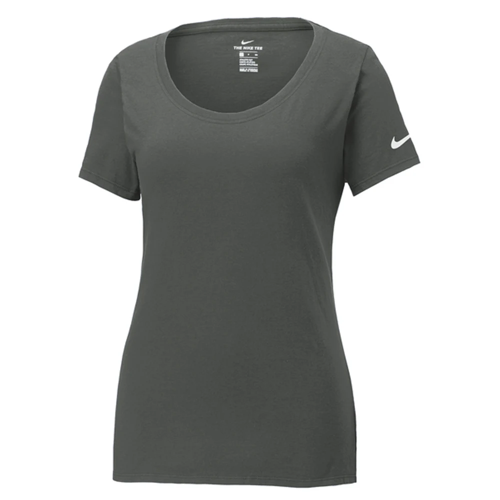 Nike Women's Dri-FIT Cotton Poly Scoop Neck Tee 1