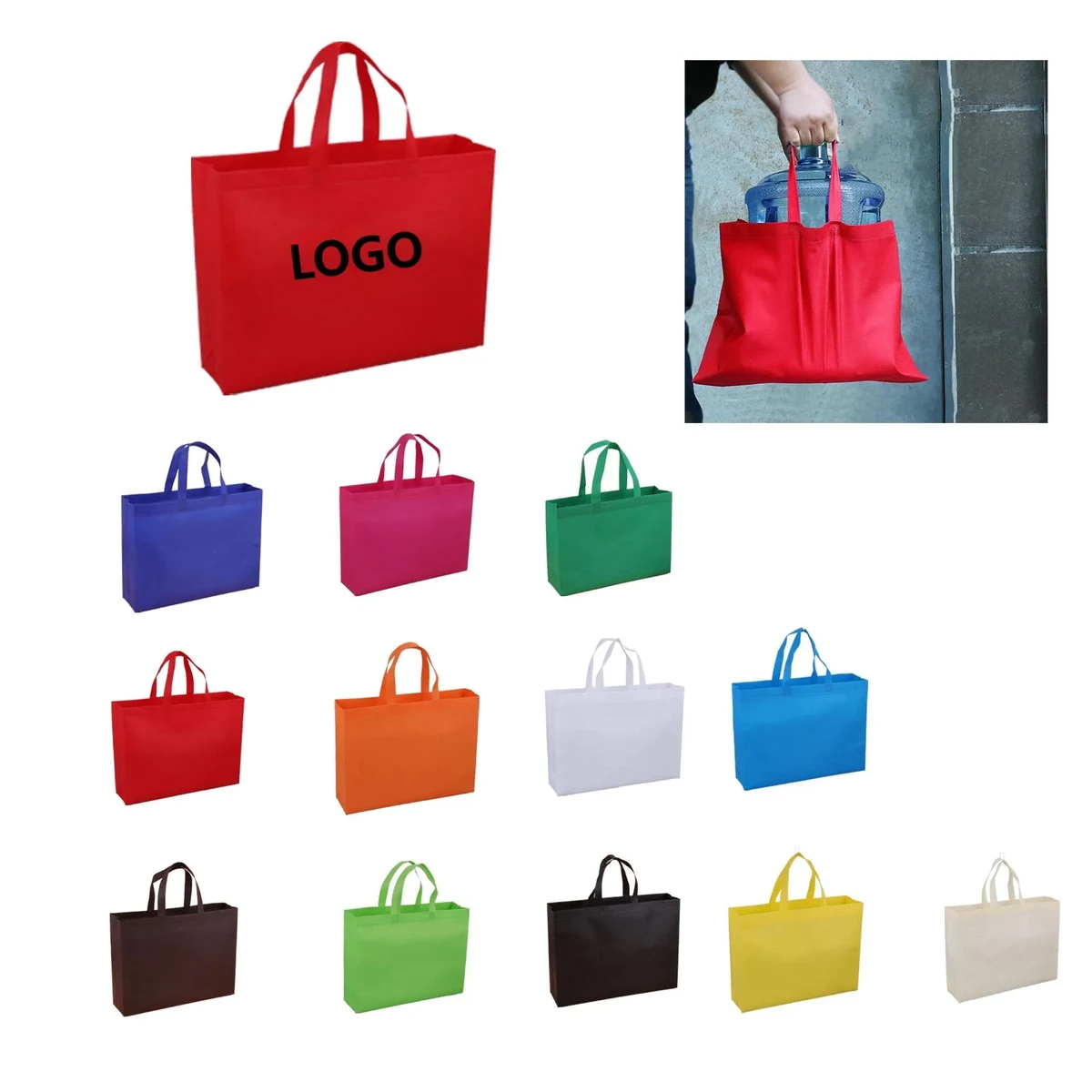 Non-Woven Shopping Bags with Customizable Pictures 1