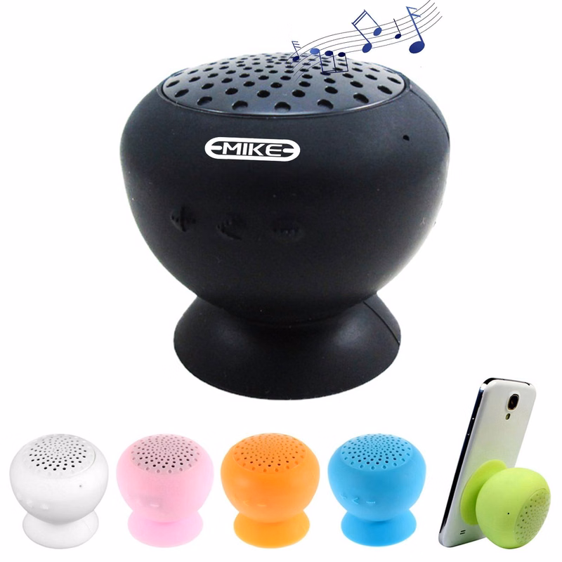 Mini Wireless Mushroom Suction Speaker
