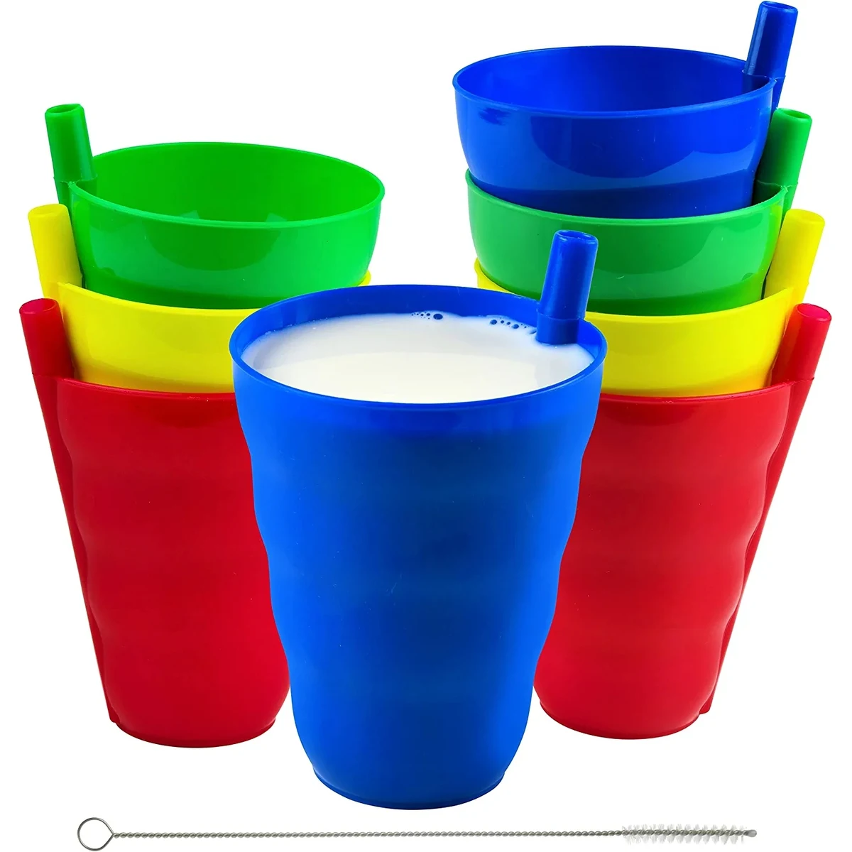 Kids Cups with Built-in Straw 1