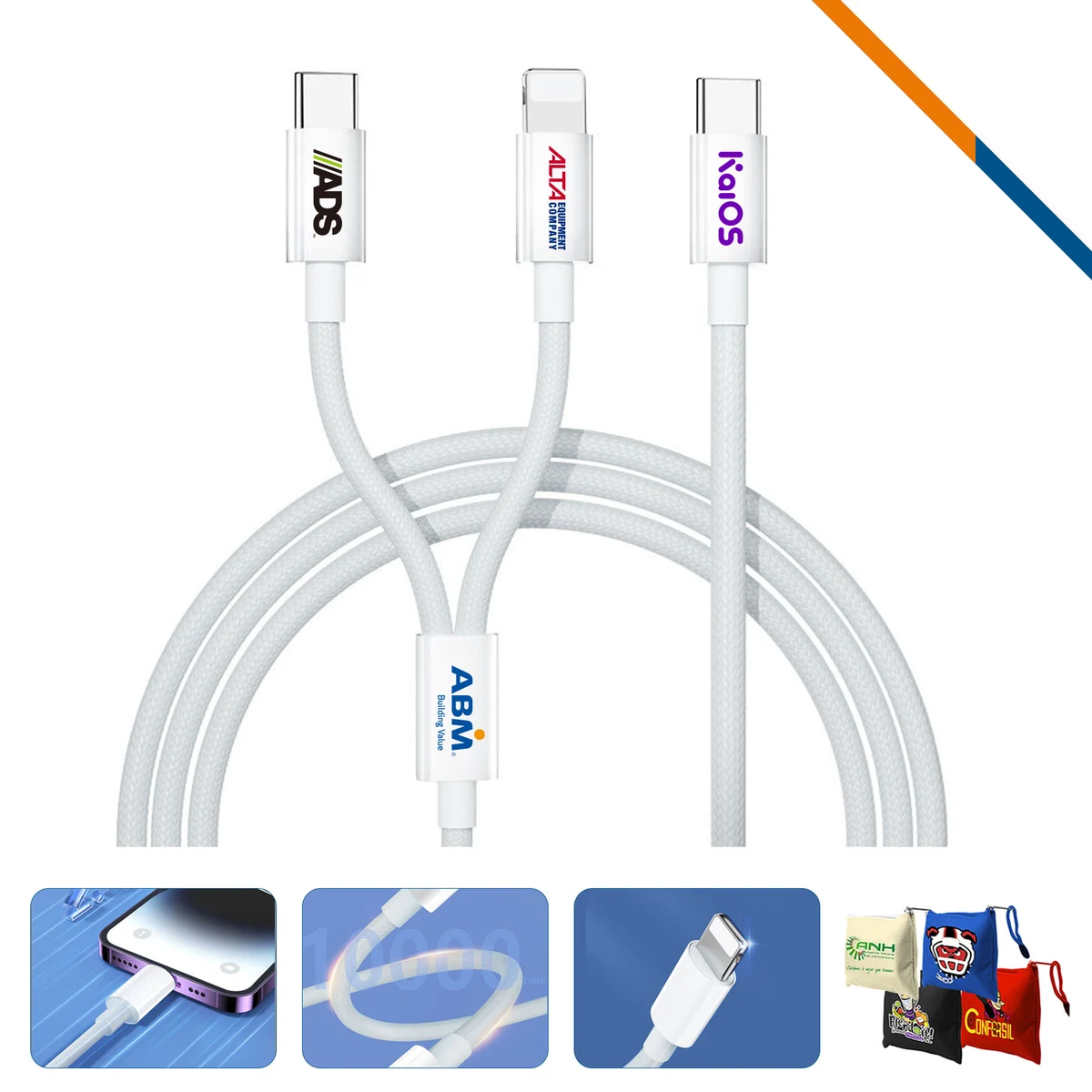 SwiftDuo 2in1 Fast Charging Cable 1