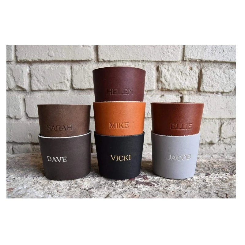 Leather Tumbler Sleeve 1