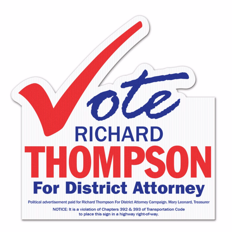 Vote Sign Yard Sign, Screen Printed