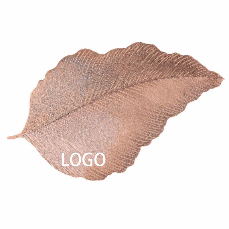 Golden Leaf PVC Heat-Resistant Placemat