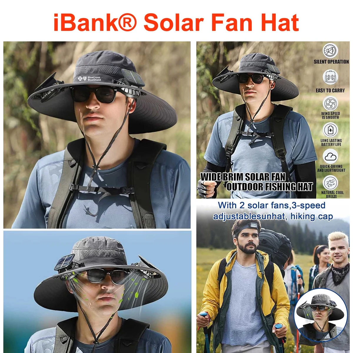 iBank ® Solar Fan Hat 1