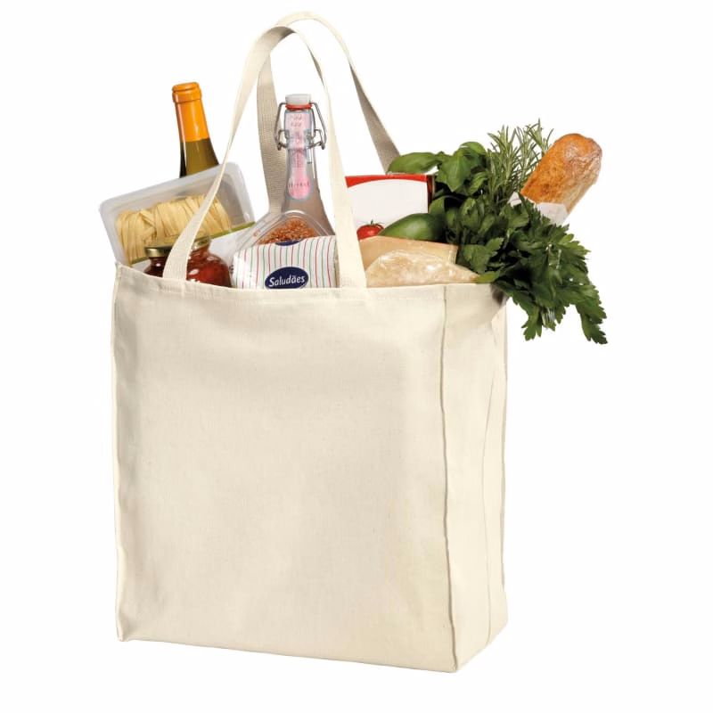 Port Authority Ideal Twill Over-the-Shoulder Grocery Tote.