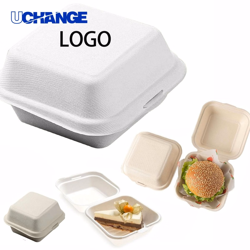 Biodegradable Burger Box with Lid