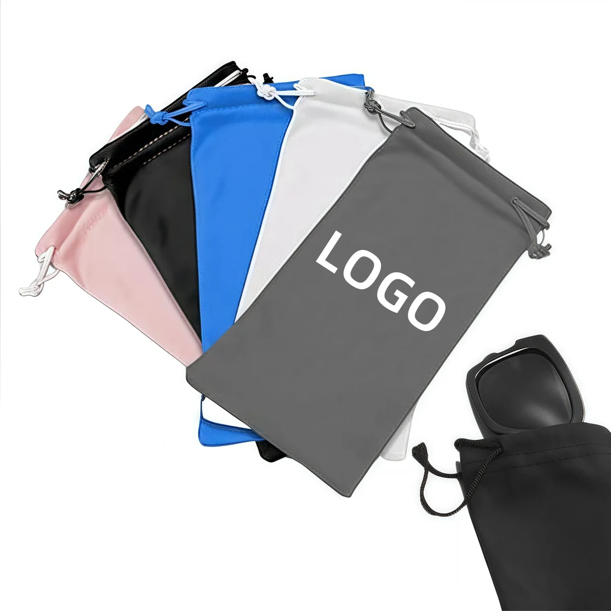 MOQ Microfiber Eyeglass Pouch Eyewear Protective Sleeve 1