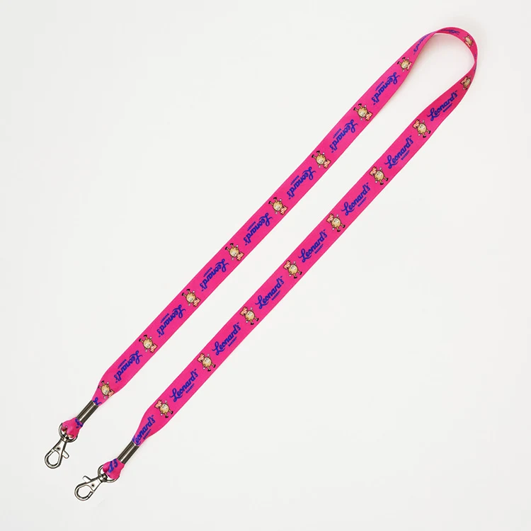"JULIET" 3/4" Dual Attachment Soft & Smooth Sublimation Lanyard 1