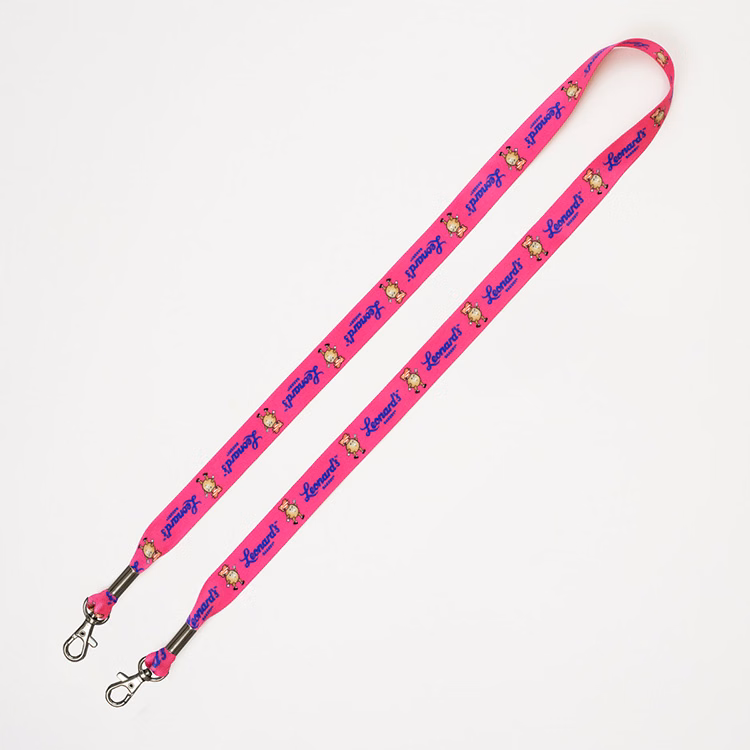 "JULIET" 3/4" Dual Attachment Soft & Smooth Sublimation Lanyard
