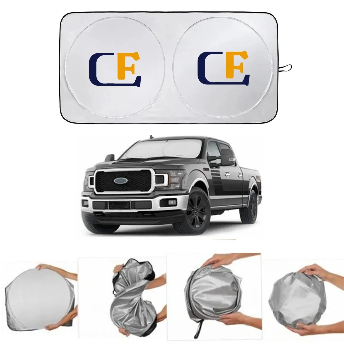 Automotive Square Sun Shade 1