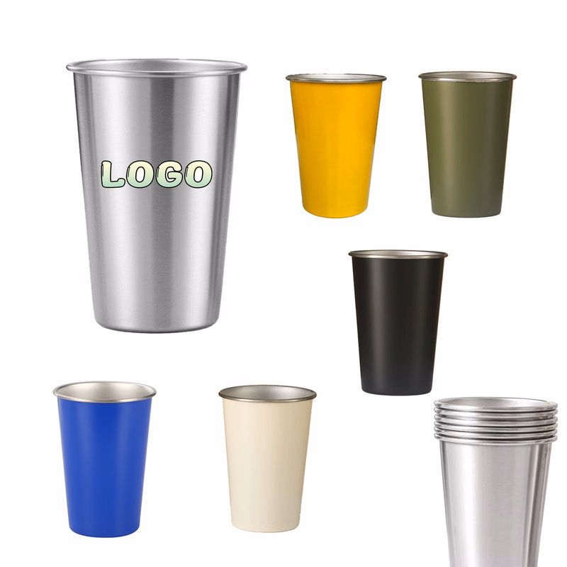Stainless Steel 16Oz Beer Drink Cup
