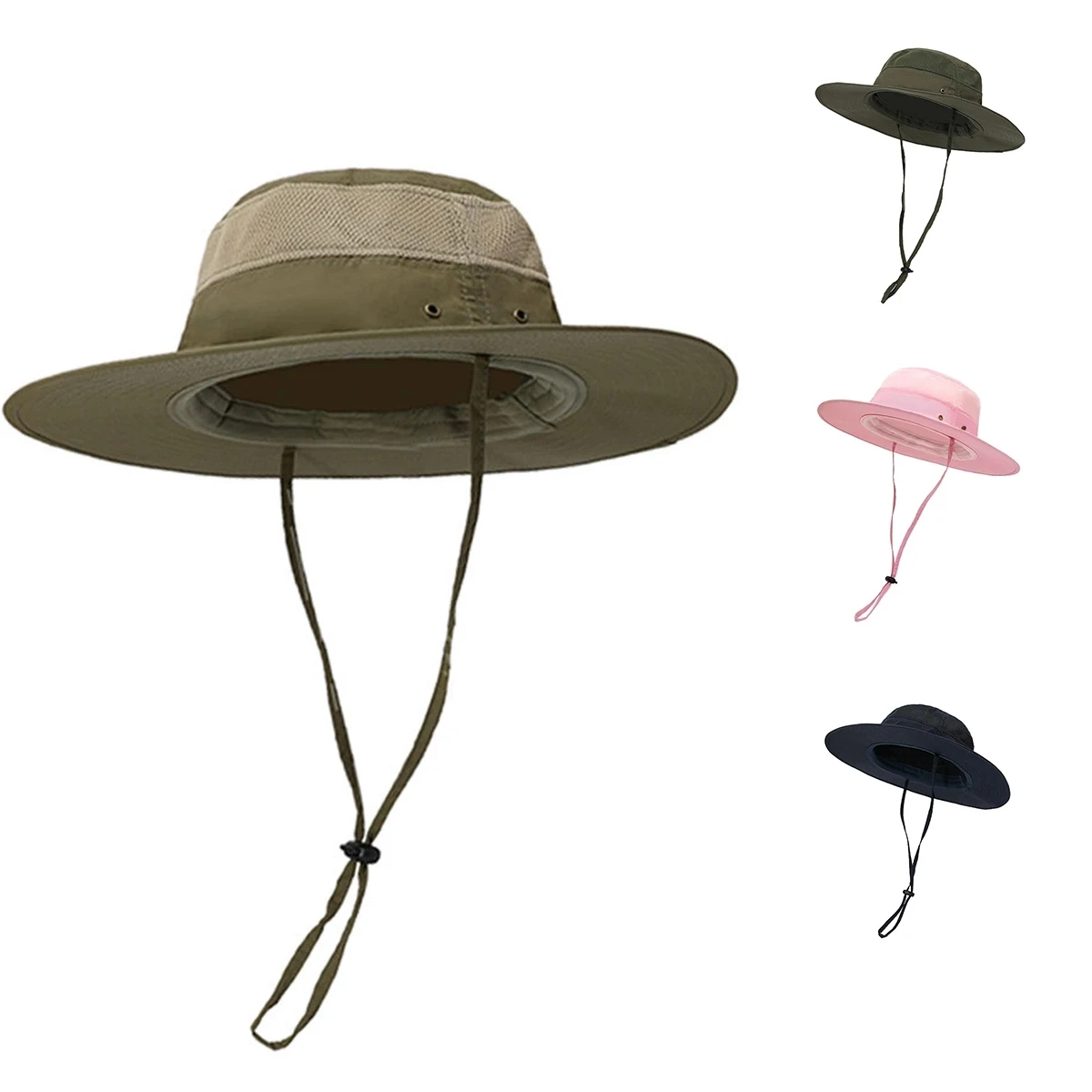 Waterproof Wide Birm Bucket Uv Protection Hat 1
