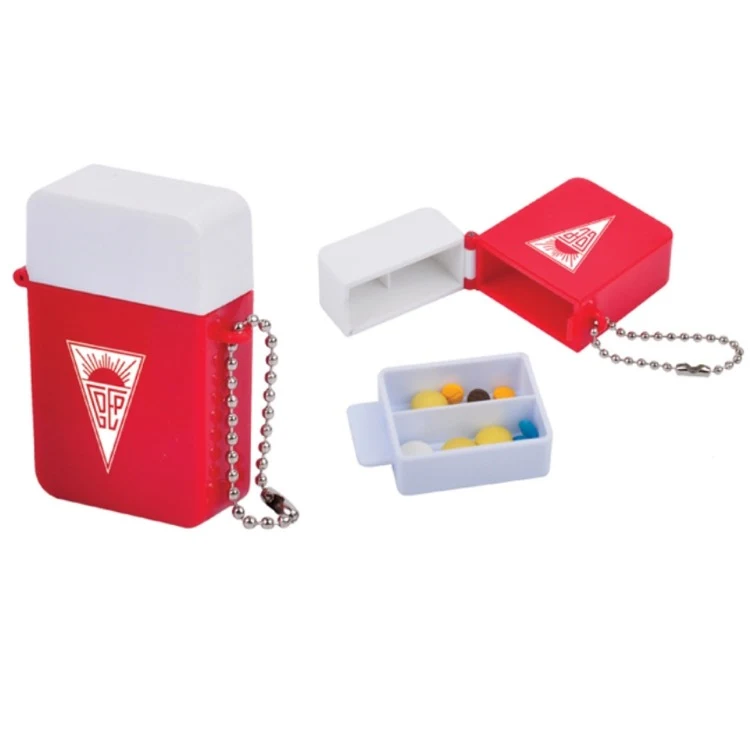 Pill Box With Keyring 1