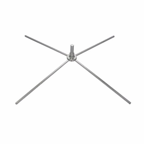 Silver Steel Powder Coated Spider - Base