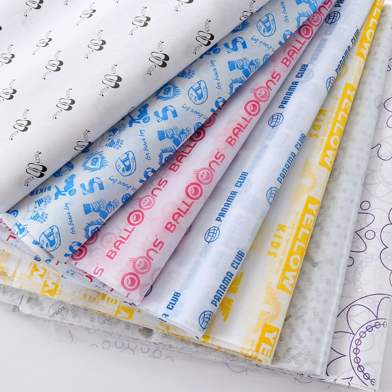 Tissue Papers Flower Wrapping Papers Gift Packaging Paper