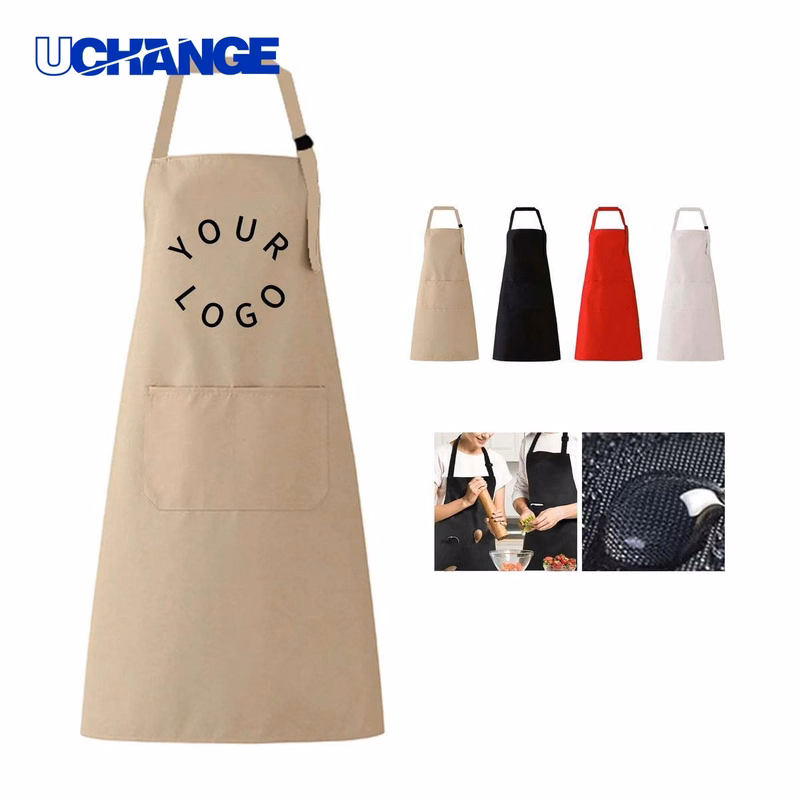 Water Resistant Apron with Large Utility Pockets for Work Use