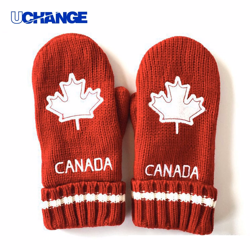 Full Finger Knit Mittens