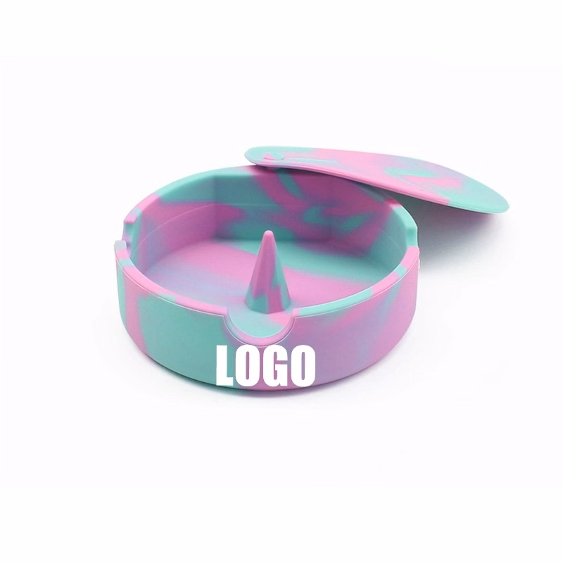 Custom Silicone Ashtray With Lid