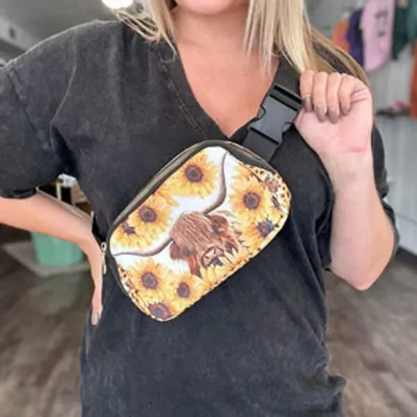 Famous Brand Bum Designer Lulu Inspired Sports Fanny Pack 1