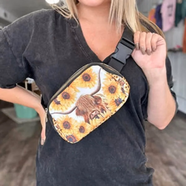 Famous Brand Bum Designer Lulu Inspired Sports Fanny Pack