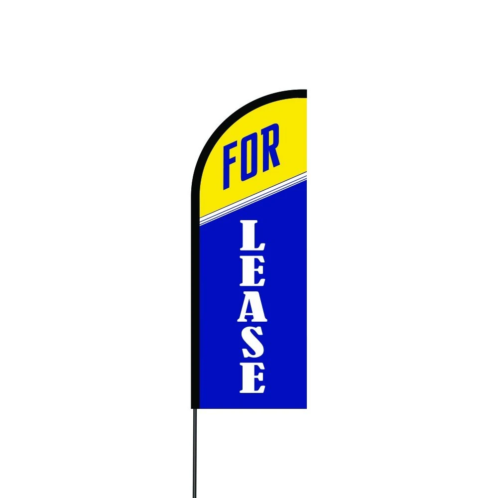 For Lease Flag Kit 17' Feet Feather Flag Sign Outdoor Banner 1