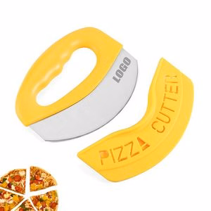 Stainless Steel Pizza Cutter With Protective Cover