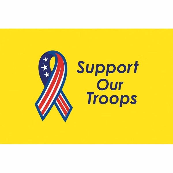 Support Our Troops Motorcycle Flags
