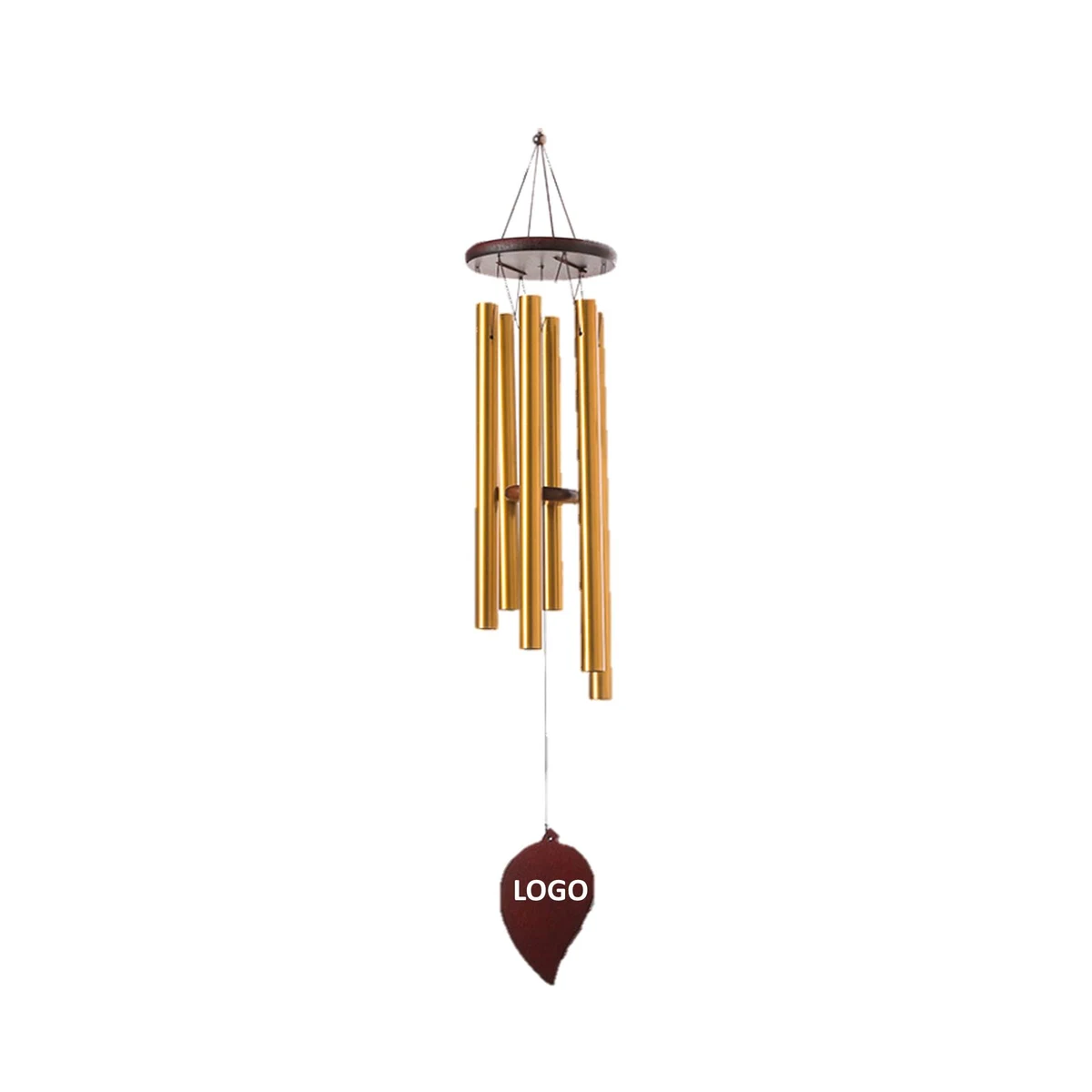 Indoor Classic Leaf Shape Wind Chimes 1