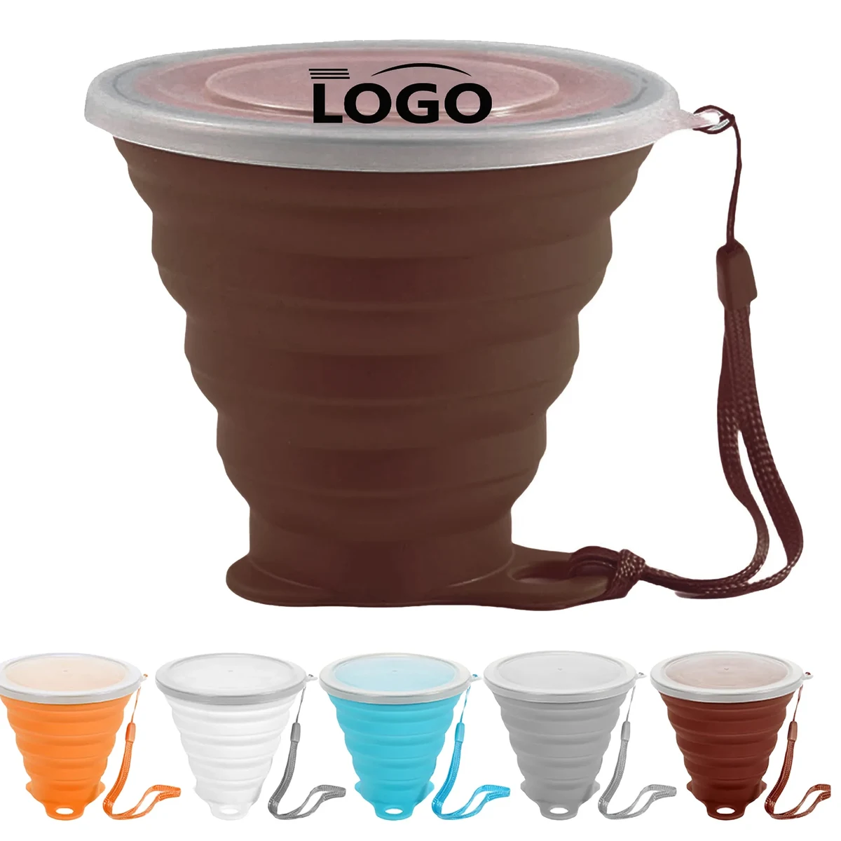 Collapsible Silicone Travel Water Cup MOQ20 1