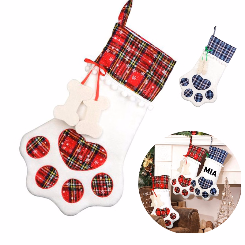 Bear Paw Christmas Stockings