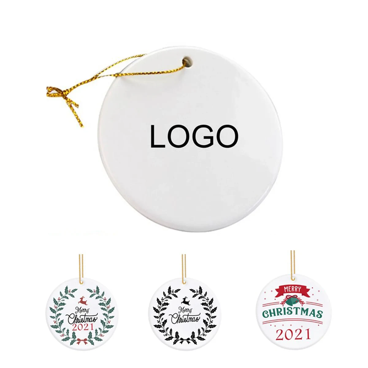 Double Sided Christmas Ornament 1