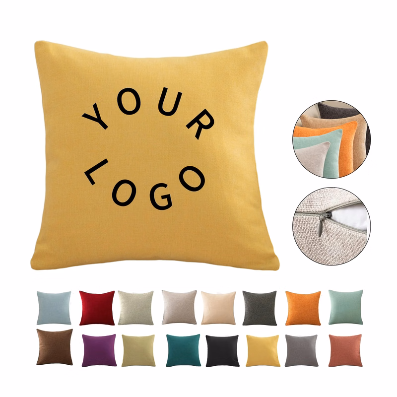 18 Inch Linen Pillow Cover Breathable