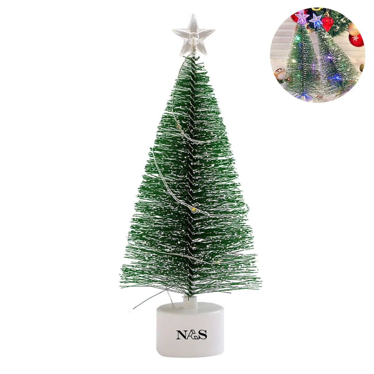Mini Christmas Tree W/ Led String Light 1