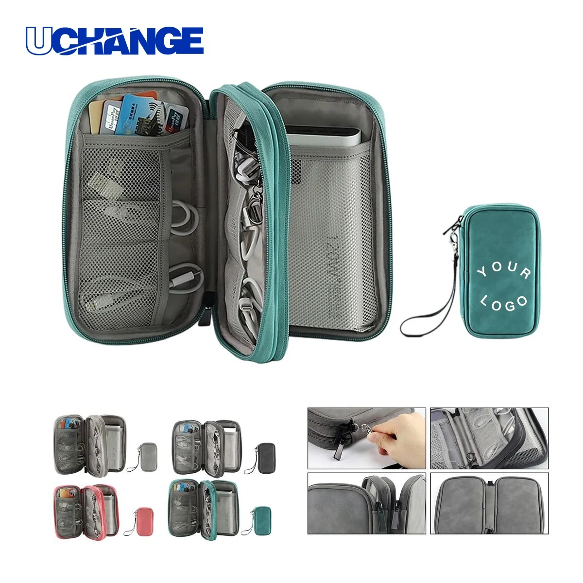 PU Travel Case Organizer for Cables and Gadgets 1