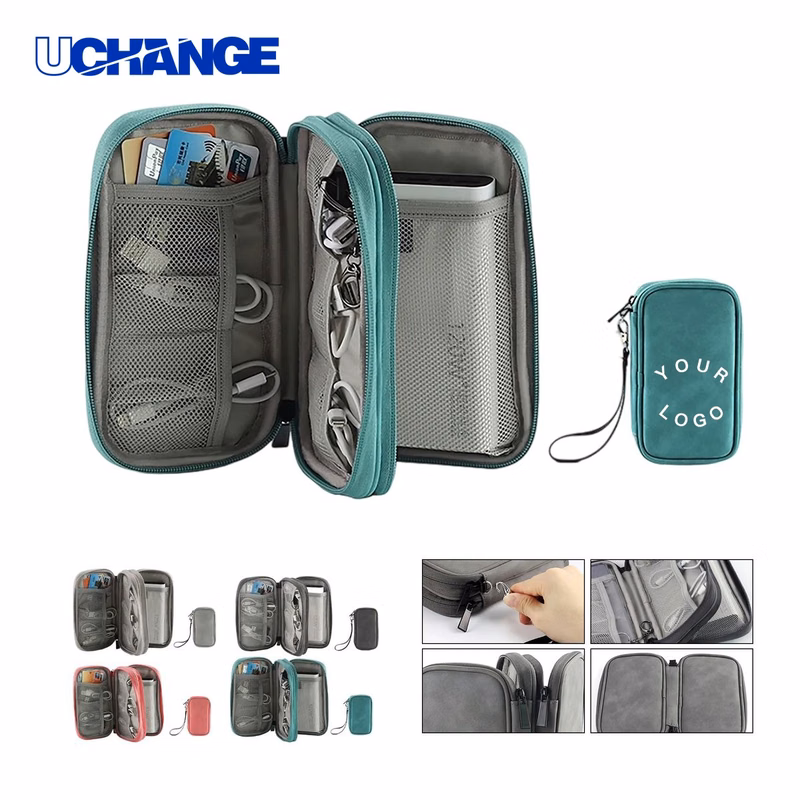 PU Travel Case Organizer for Cables and Gadgets