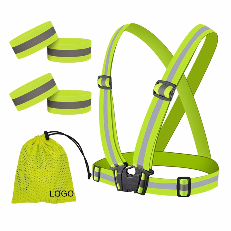 1.57In Wide Reflective Vest With Reflector Bands
