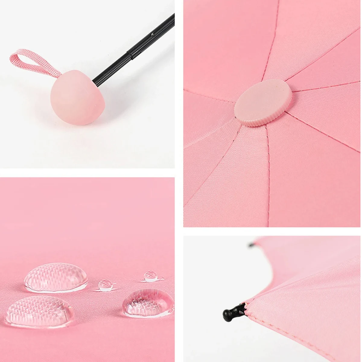 Mini Windproof Sun & Rain Pocket Umbrella With Case 1