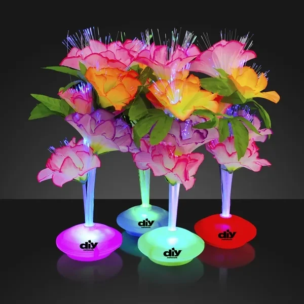 Fiber optic flower centerpiece 1