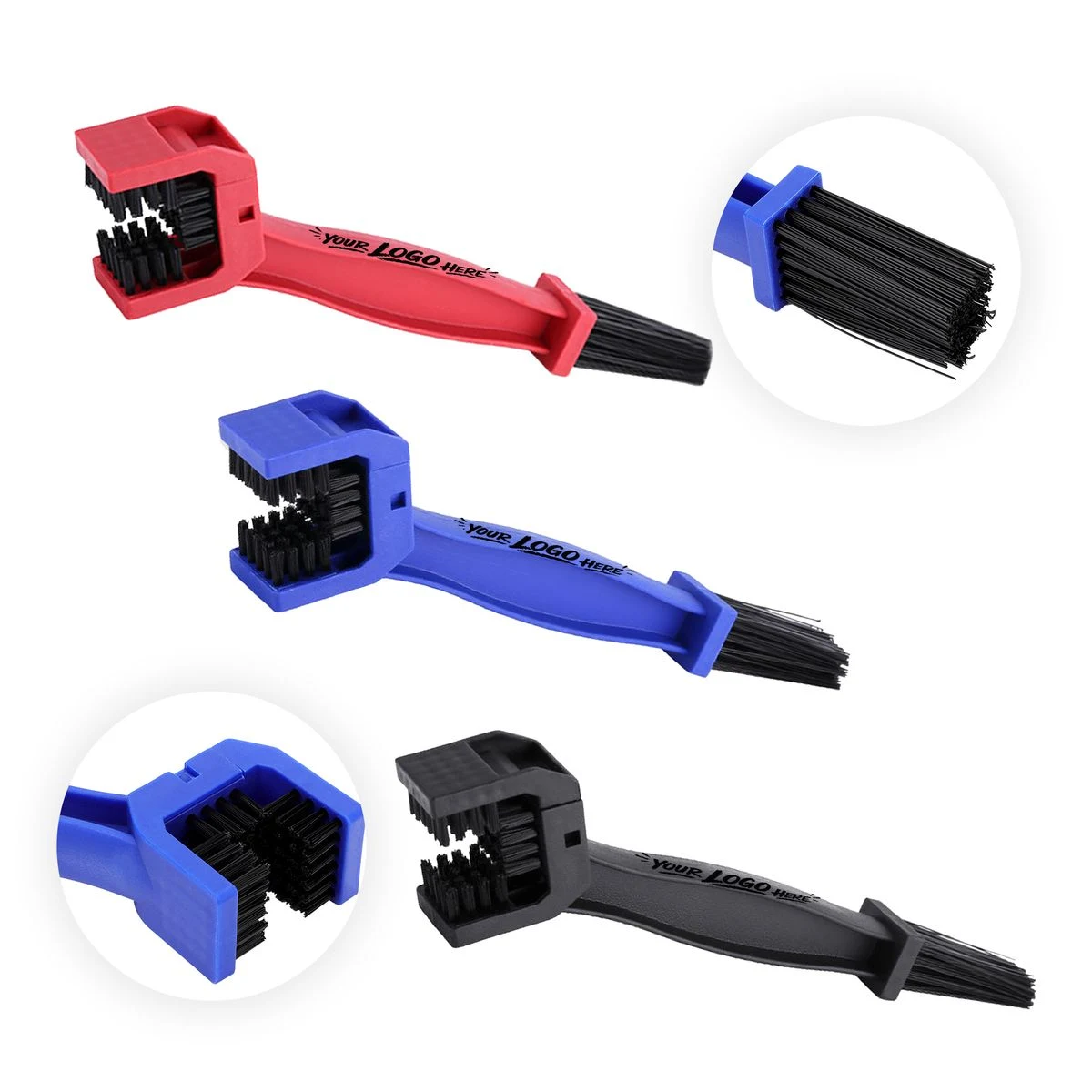 Bike Motorcycle Chain Scrub Cleaning Maintenance Tool 1