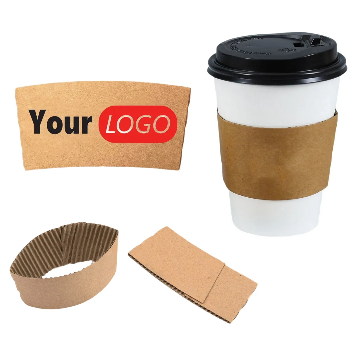 Kraft Coffee Cup Sleeve 1