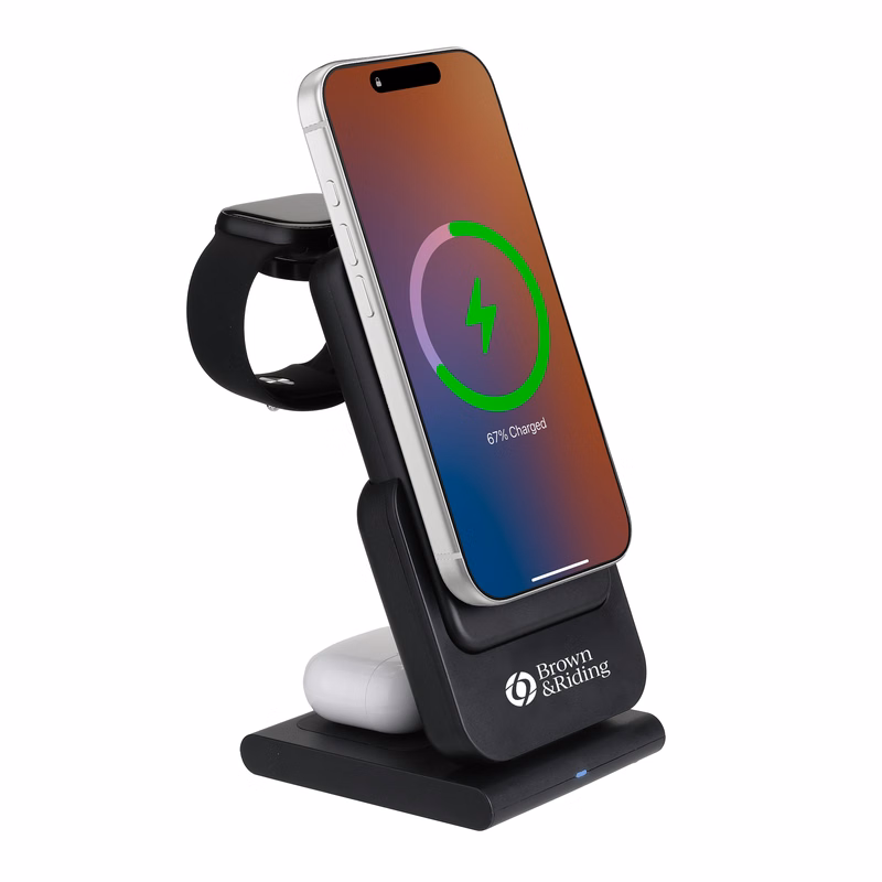 3-in-1 MagSafe Wireless Charger w/ Detachable 10,000 mAh Power Bank