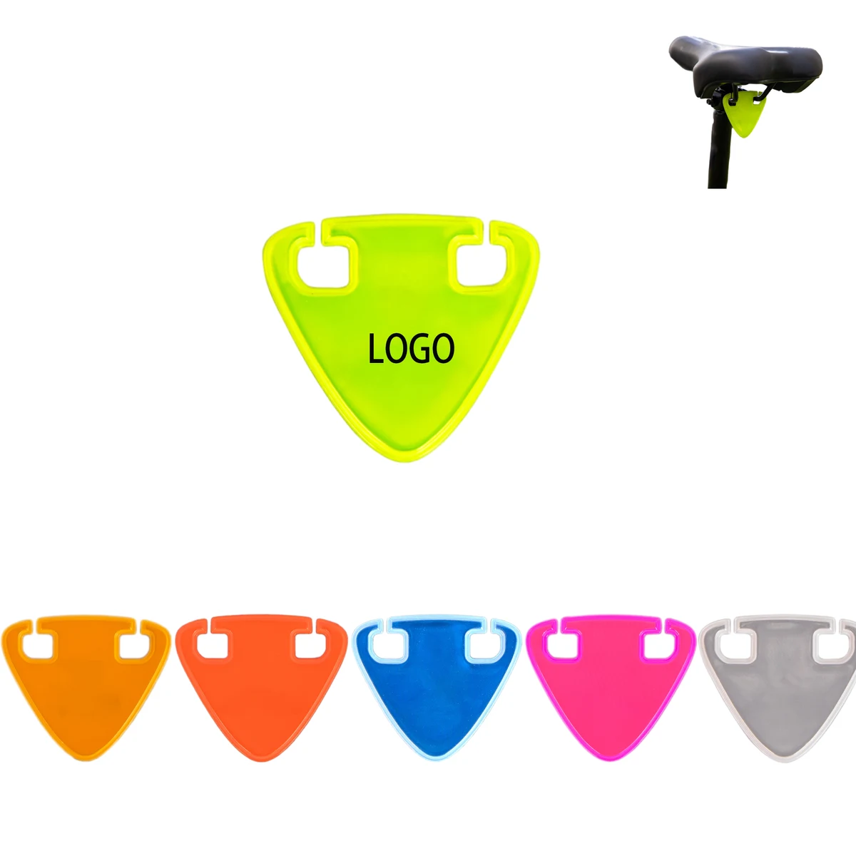 Bicycle Reflective License Plate 1