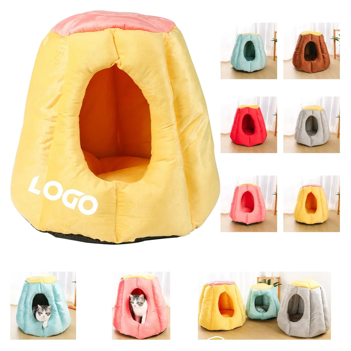 Cozy Pet Bed Warm Cave Nest 1